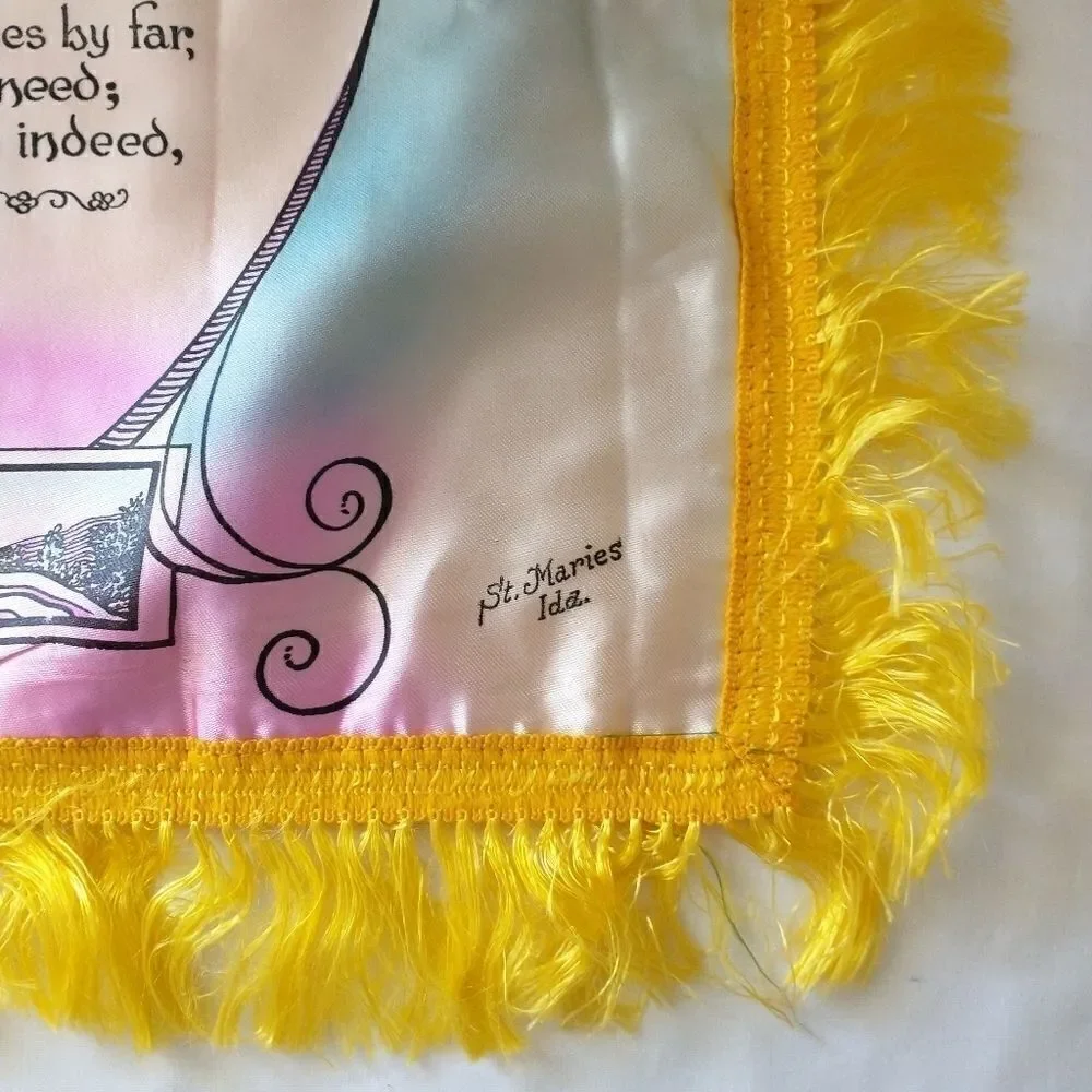 Military Satin Pillowcase Cover Vintage Home Front St Maries Idaho US‎ MY SISTER